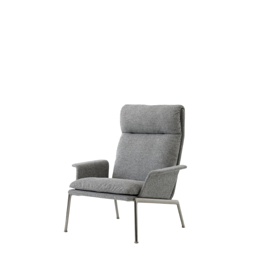 Muno High back lounge chair w. arms LN17