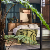 Abstract Painting Mustard/Nude