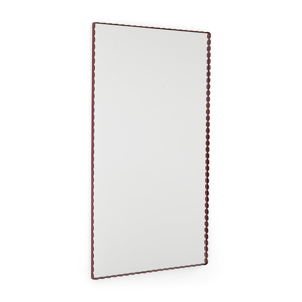 Arcs Mirror Rectangle L - Burgundy