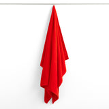 Mono Bath Sheet - Poppy Red
