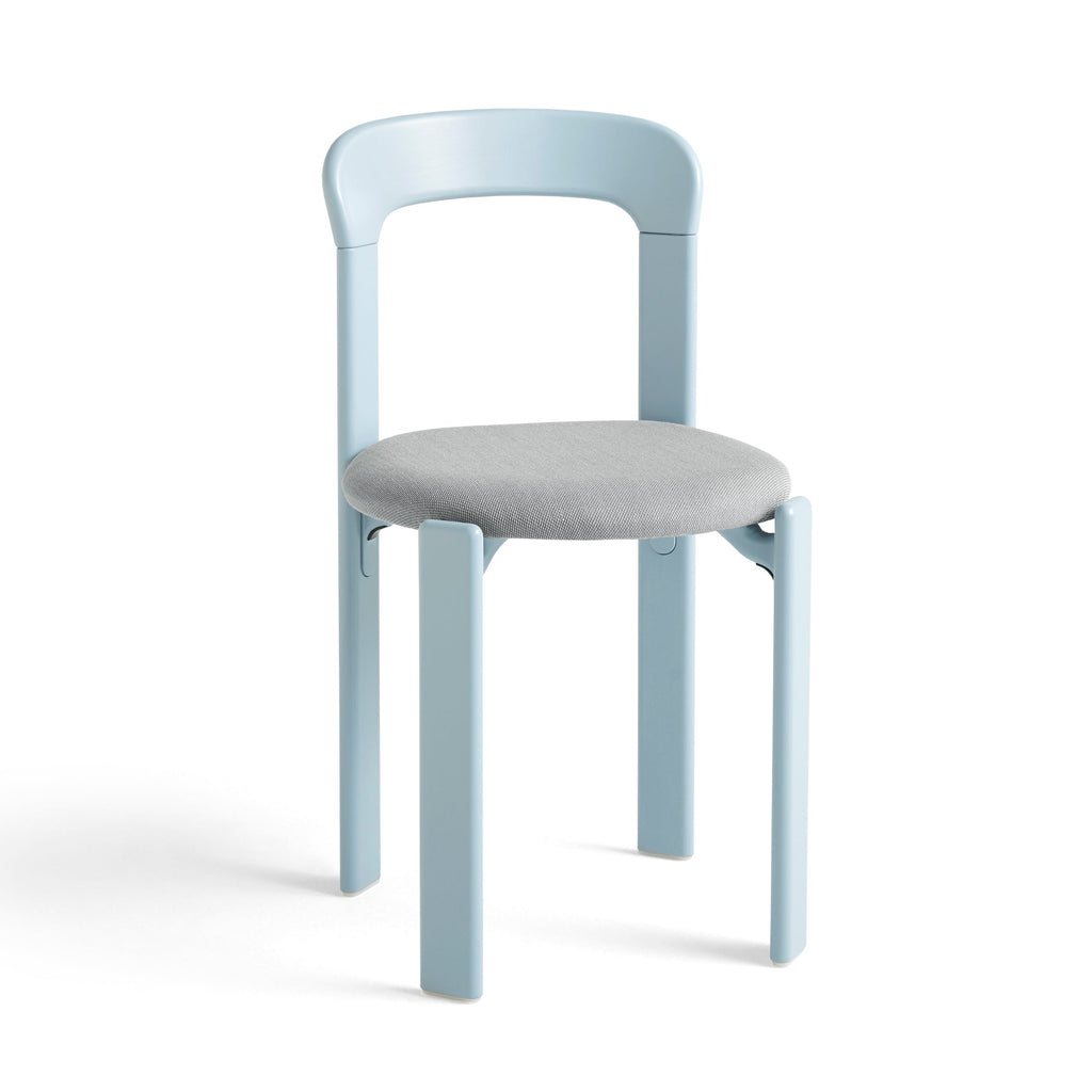 Rey Upholstered Seat Chair - Slate Blue
