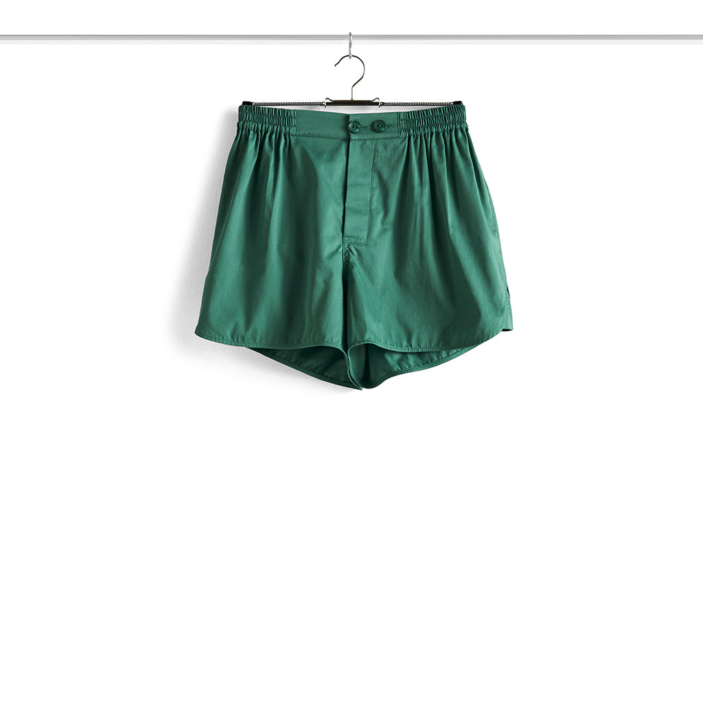 Outline Pyjama Shorts - Emerald Green