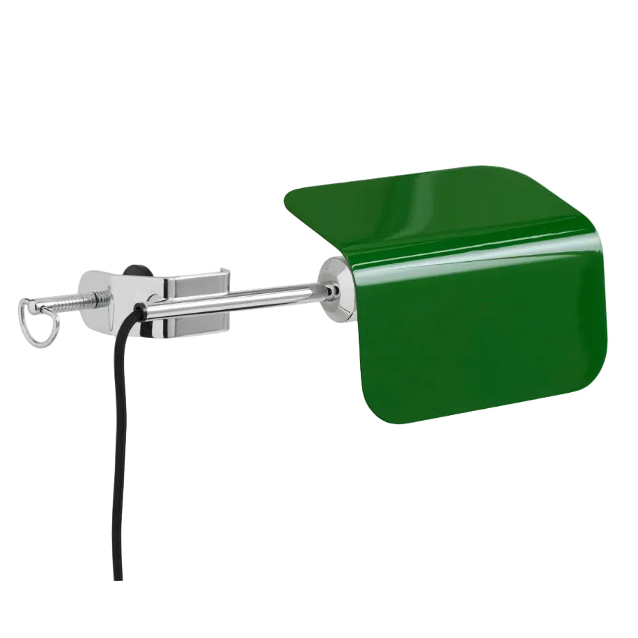 Apex Clip Lamp - Emerald green