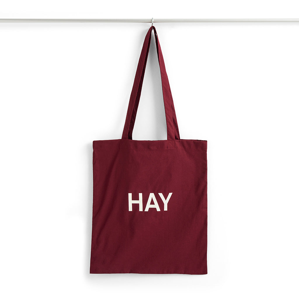 Hay Tote Bag - Burgundy