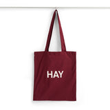 Hay Tote Bag - Burgundy