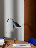 Bellevue AJ7 Floor Lamp - Stone Grey & Bronzed Brass