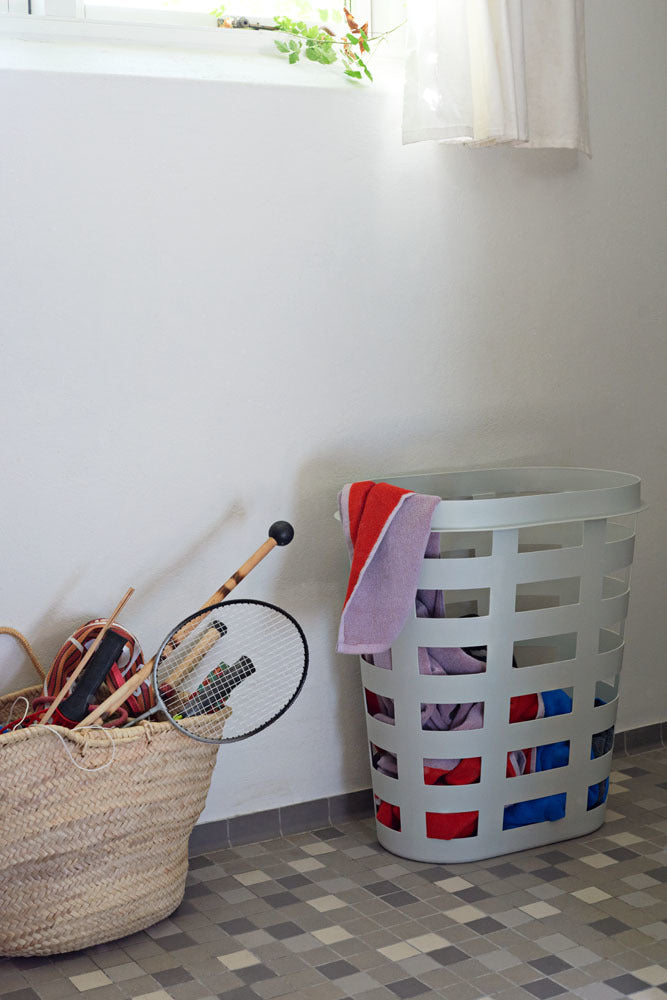 Large Basket Recycled - Light Grey