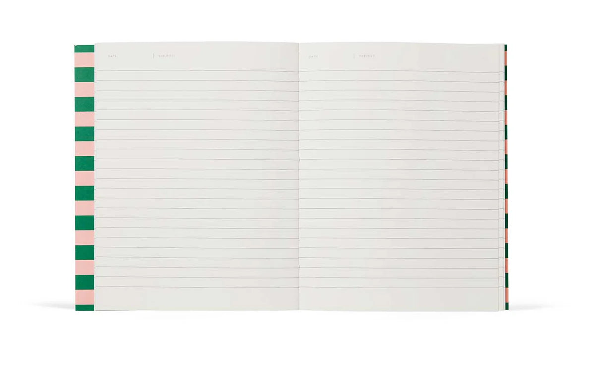 UMA Notebook, Medium - Green & Rose