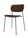 Co Dining Chair fully upholstered, Black Legs