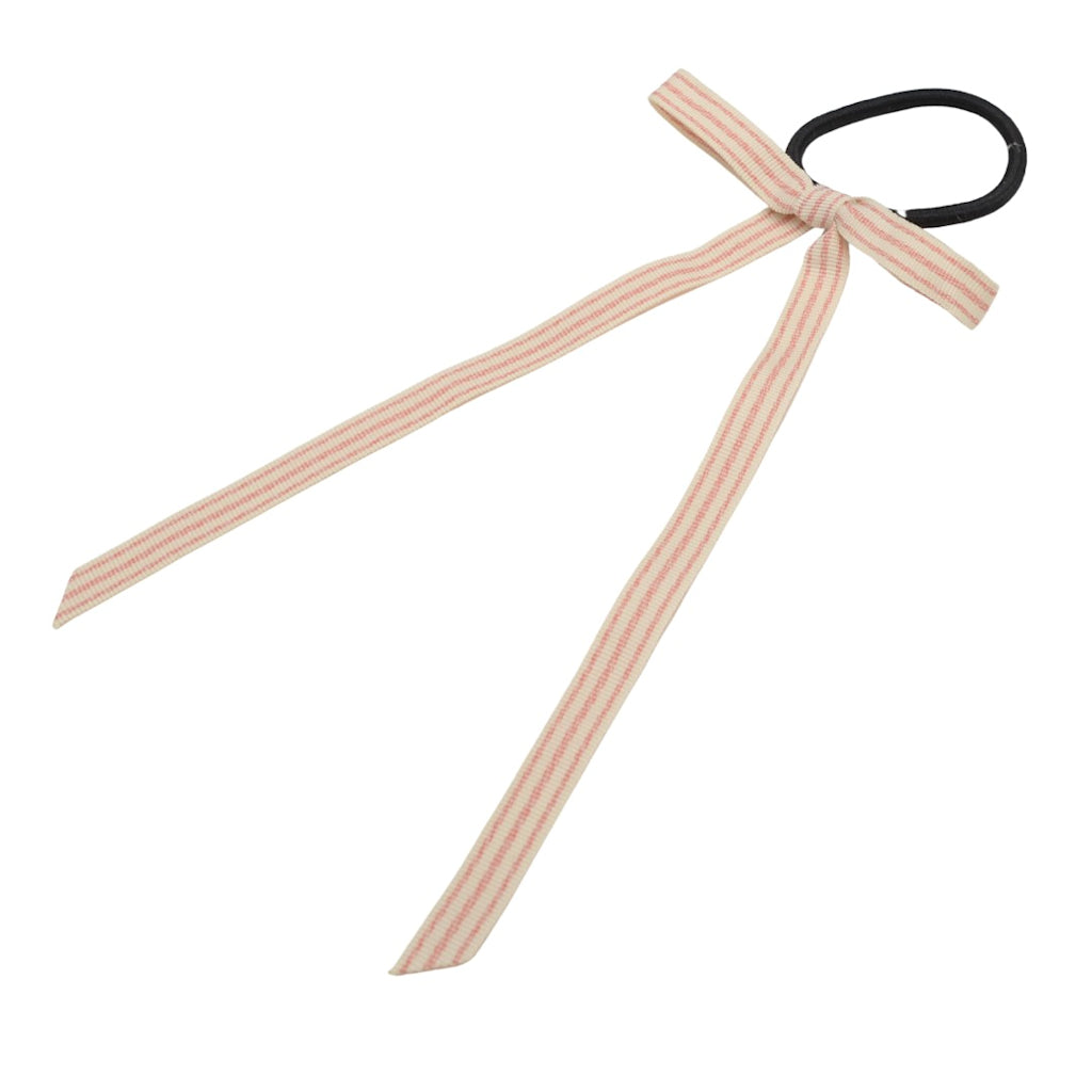 Cassie Bow Hairtie - Rose