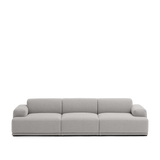 Connect Soft 3-Seater - Configuration 1 - Clay 12