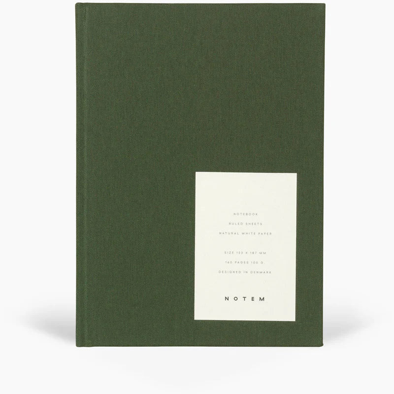 Even Notebook, Medium - Forest Green