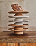 Dune Cake Stand - Alabaster