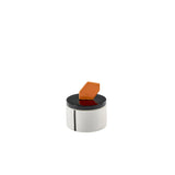 Scented candle M - black - orange Candela 02