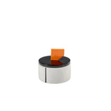 Scented candle L - black - orange Candela 02