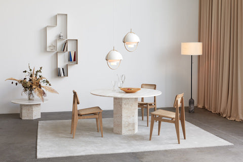 Masă De Dining Epic Rotundă - Neutral White