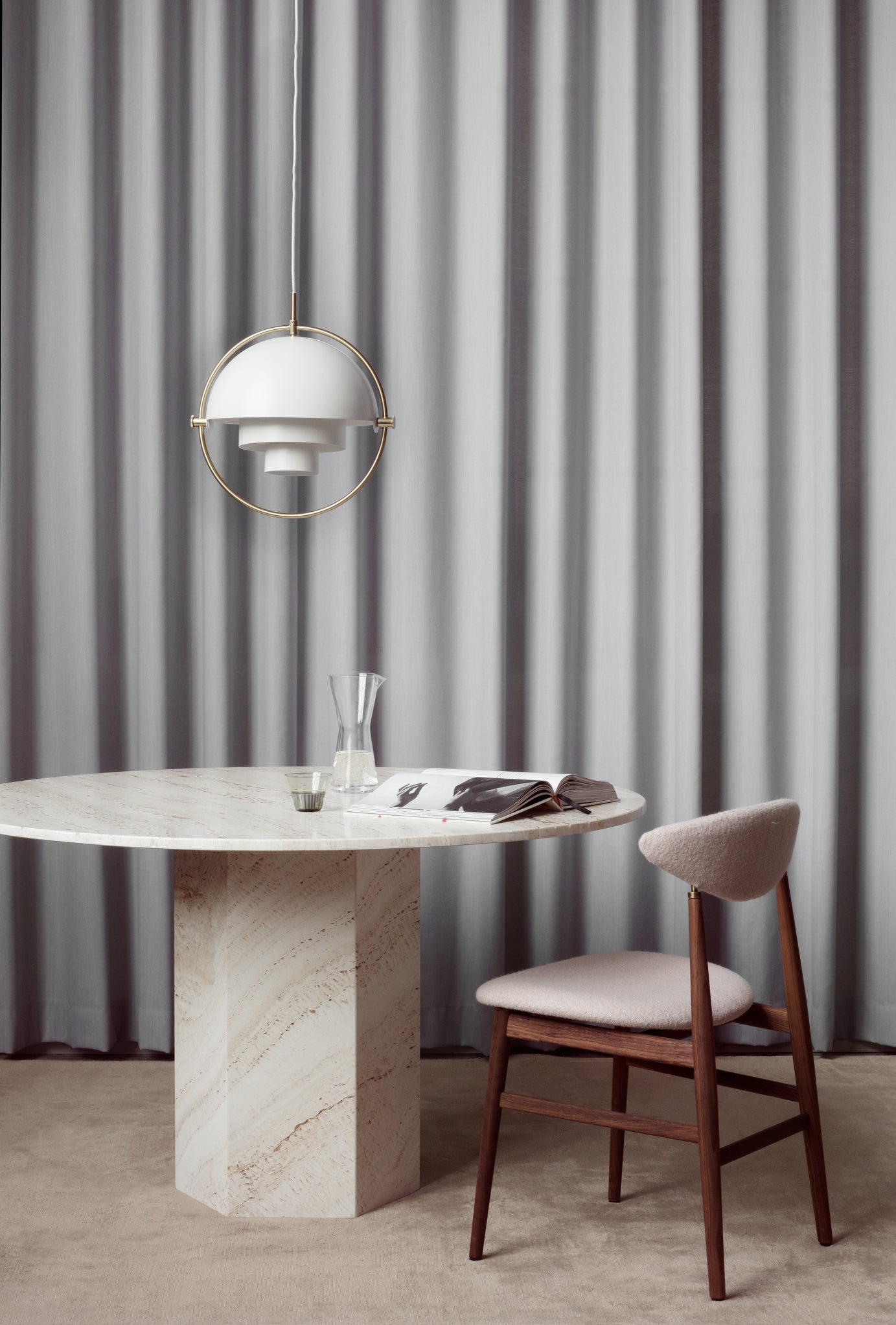 Masă De Dining Epic Rotundă - Neutral White