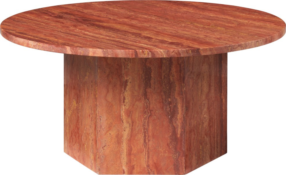 Masă De Cafea Epic Rotundă - Burnt Red
