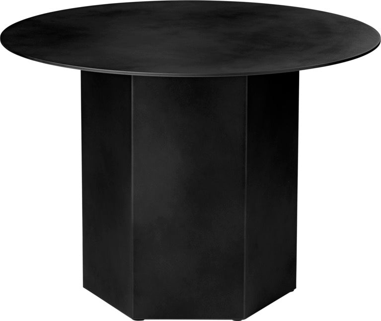 Masă De Cafea Epic Rotundă - Midnight Black Steel