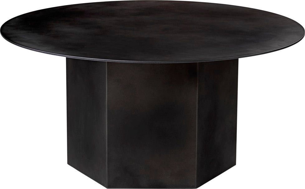 Masă De Cafea Epic Rotundă - Midnight Black Steel