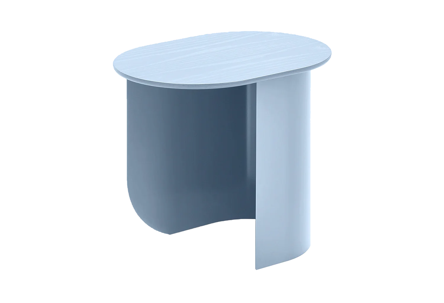 Plateau Side Table - Ice Blue