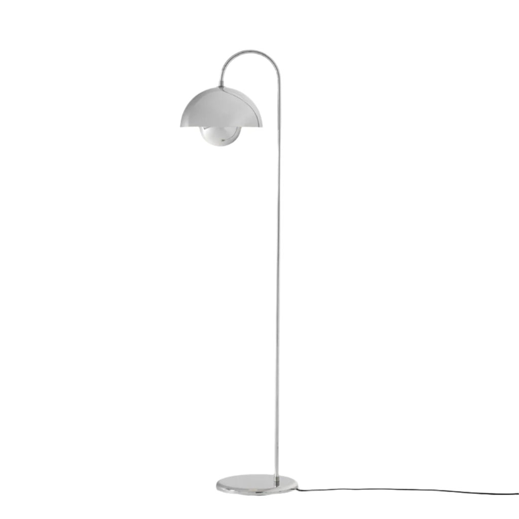Flowerpot Floor Lamp VP12 - Chrome Plated