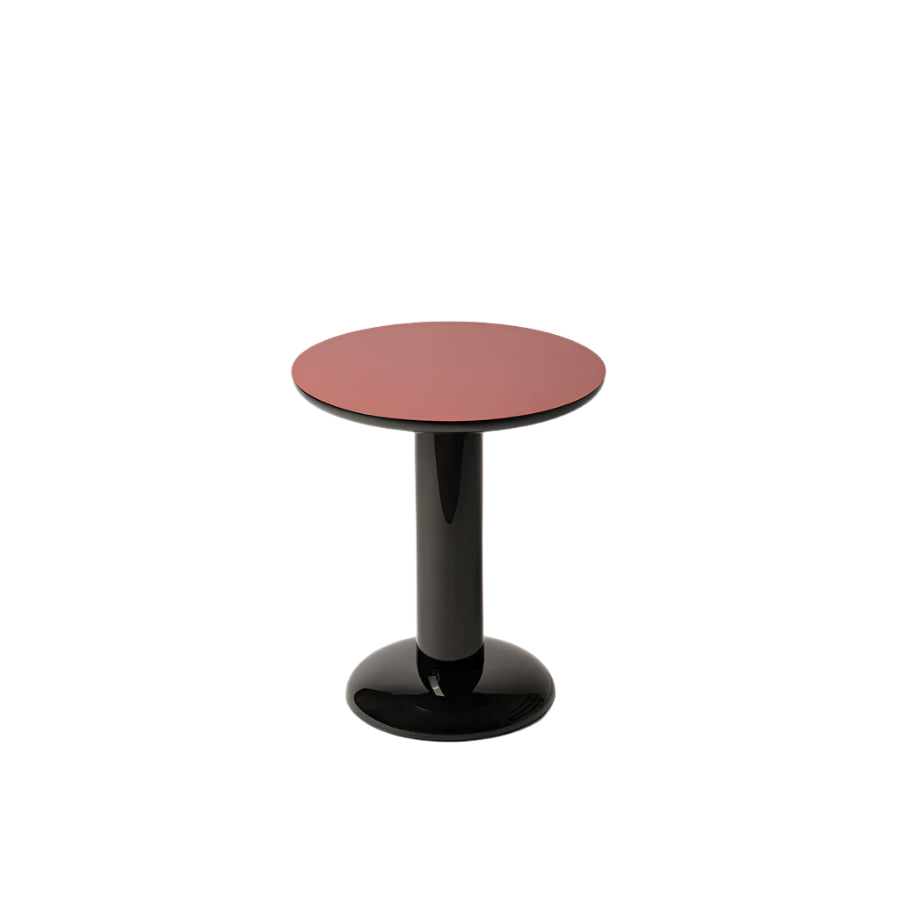 Coffee Thing Side Table - Burgundy / Black