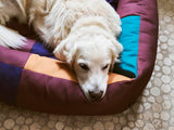 HAY Dogs Bed - Large - Burgundy, Green