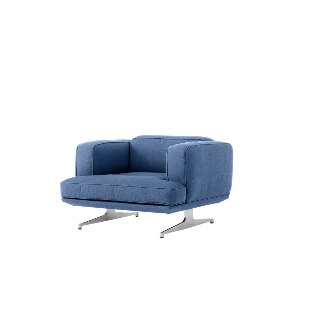 Inland AV21 Lounge Chair - Chrome legs
