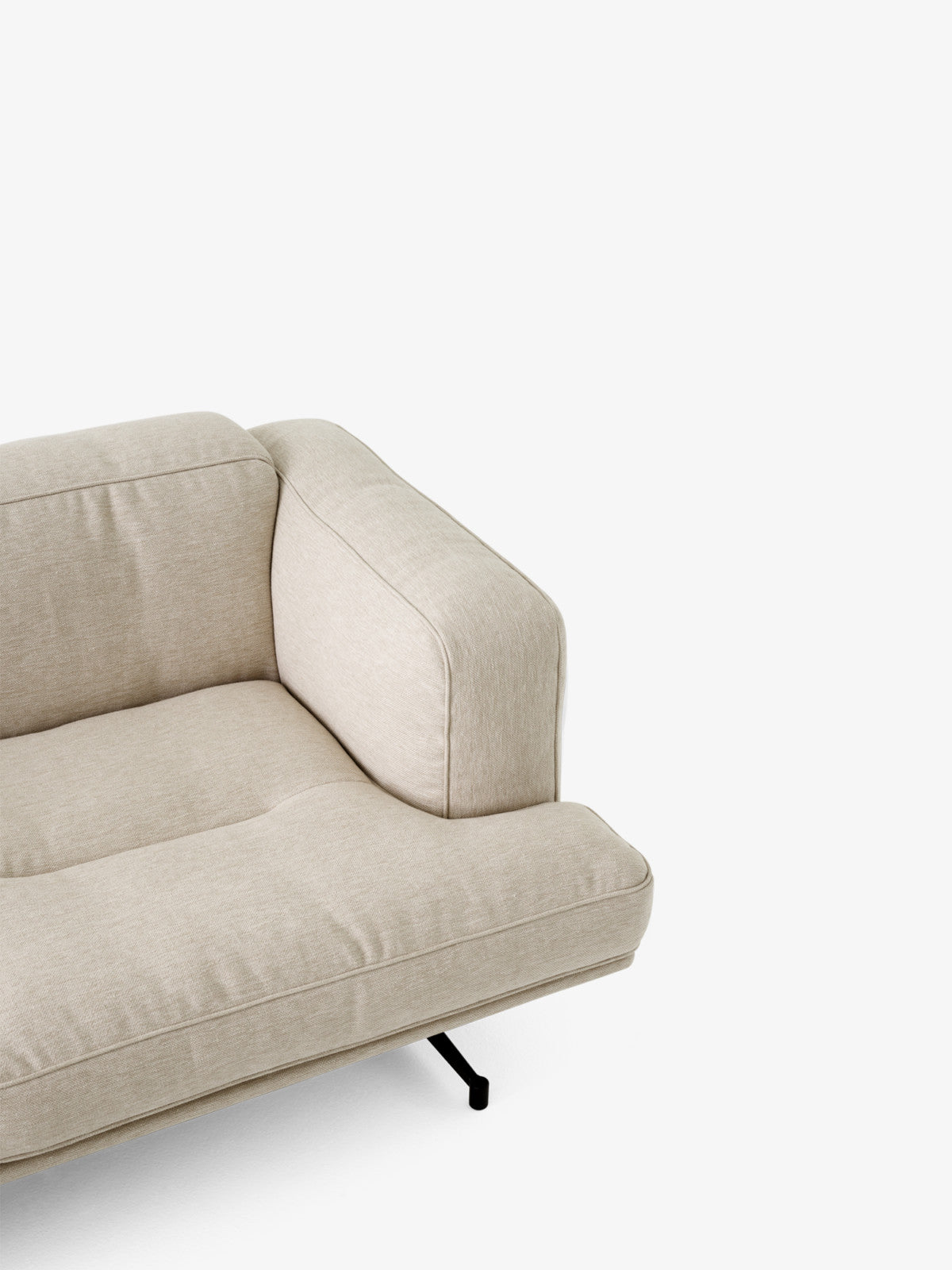 Inland AV23 Sofa - 3 seater - Black legs