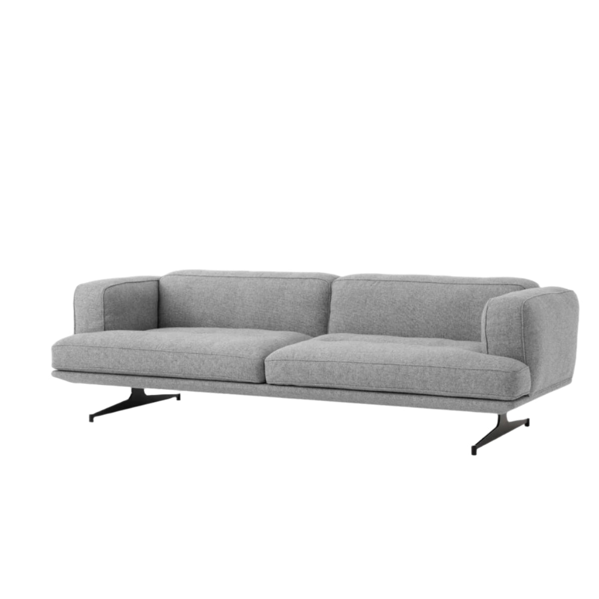 Inland AV23 Sofa - 3 seater - Black legs