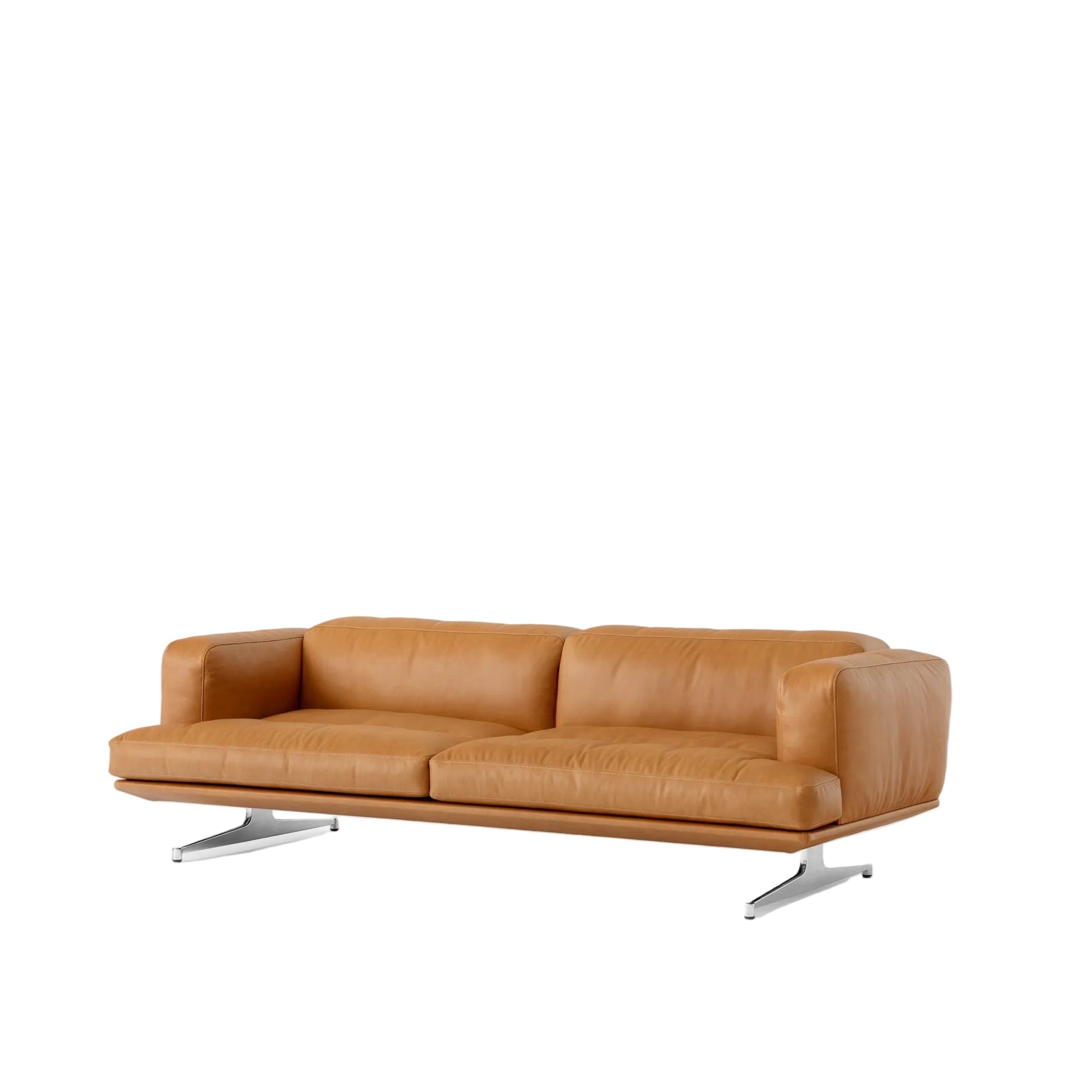 Inland AV23 Sofa - 3 seater - Chrome legs