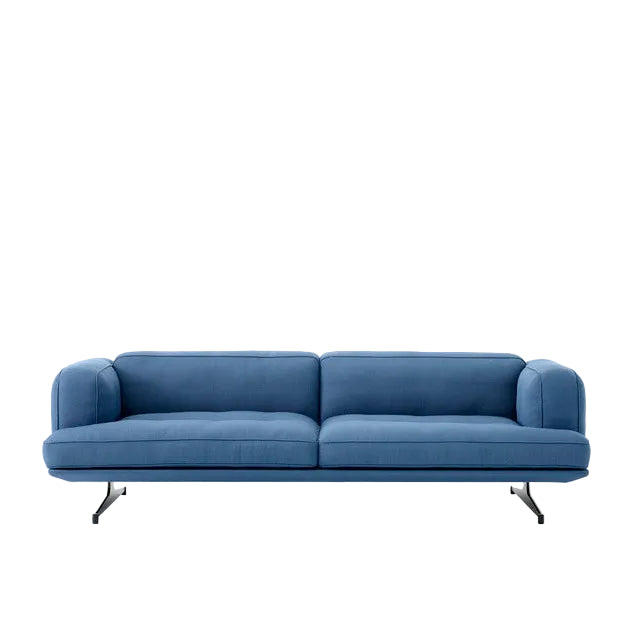 Inland AV23 Sofa - 3 seater - Chrome legs
