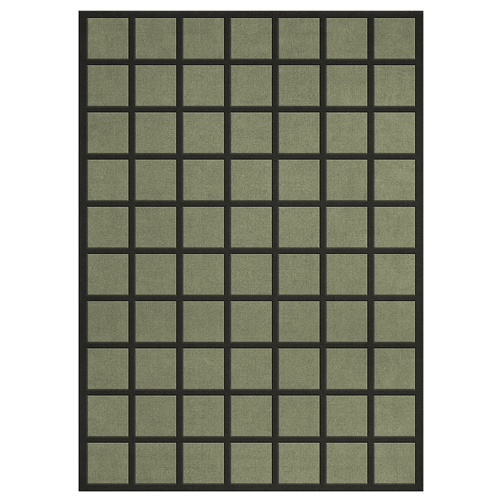 Avenue Checked Wool Rug
