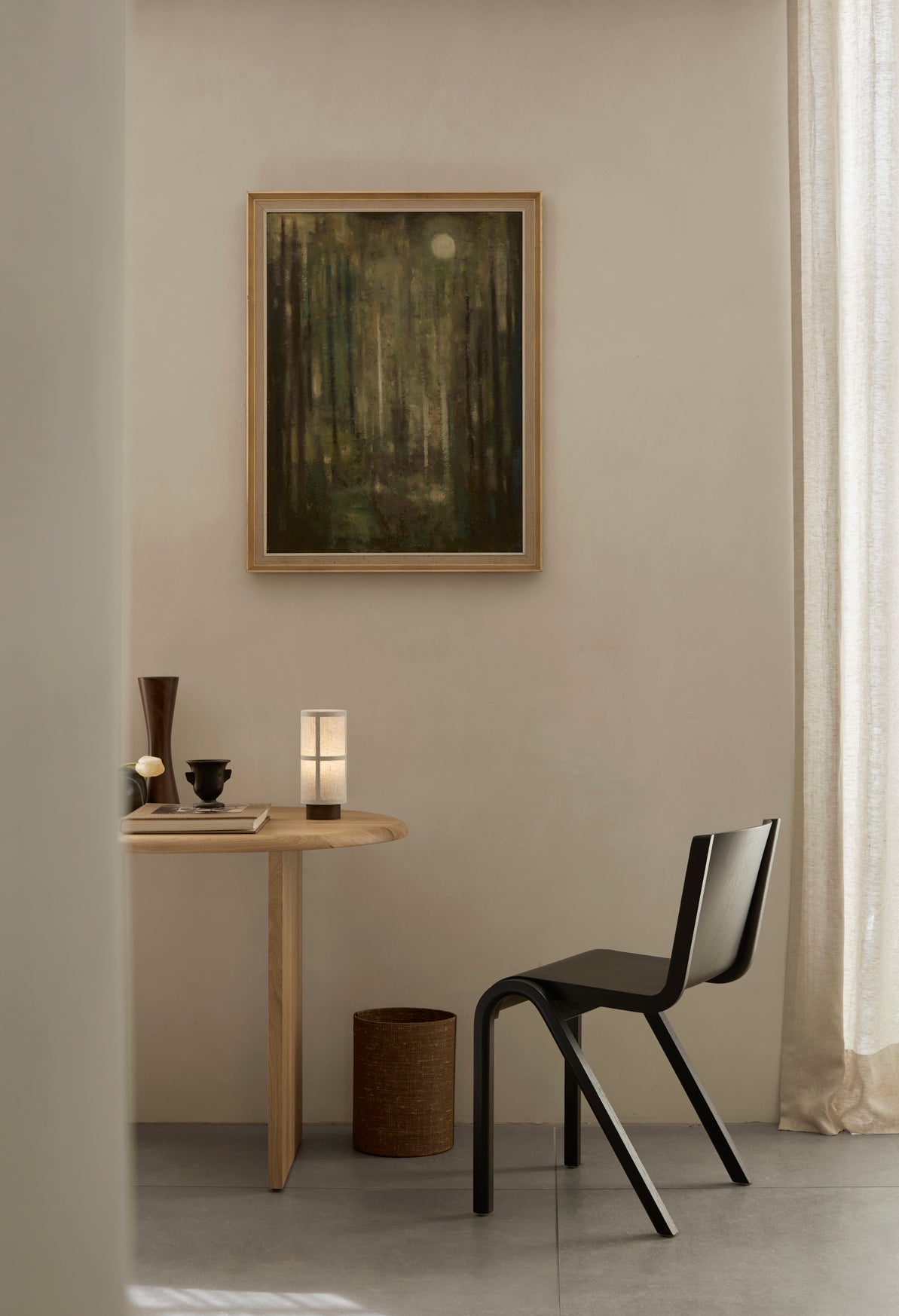 Ready Dining Chair - Black Painted Oak