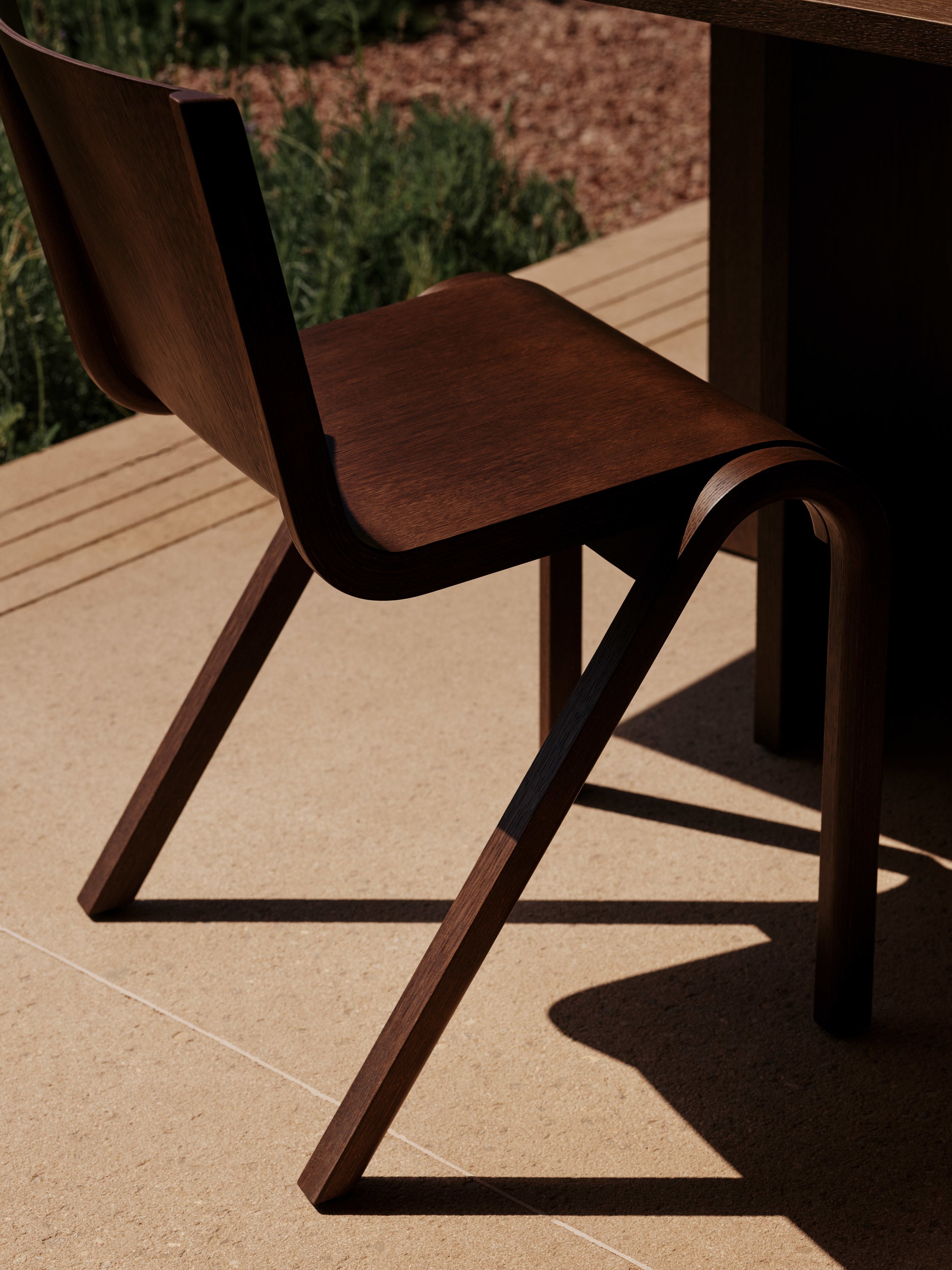 Ready Dining Chair - Red Stained Oak