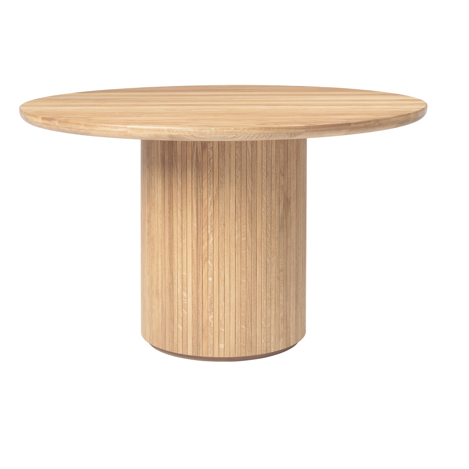 Moon Dining Table Round - Solid Oak Soap Treated