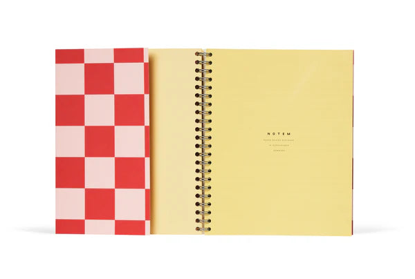 Caiet NELA - Mediu, Orange check