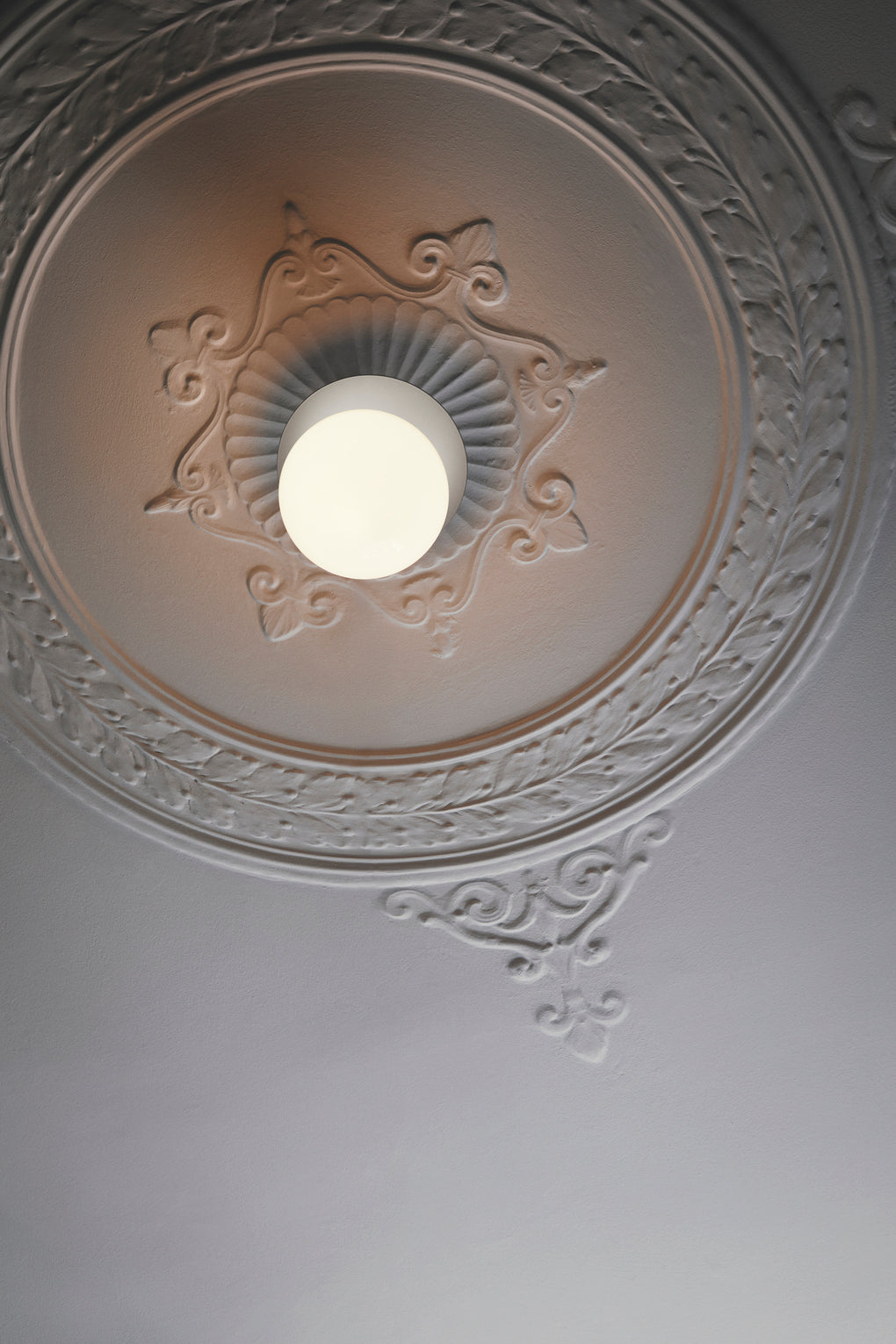 Aplica / Plafoniera Liila 1 -  Light Silver - Opal White