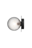 Outdoor Wall / Ceiling Lamp Liila 1 - Black - Optic Clear