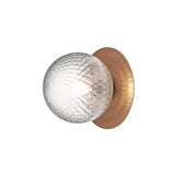 Outdoor Wall / Ceiling Lamp Liila 1 - Dark Bronze - Optic Clear