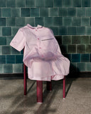 Outline Pyjama Shirt Short Sleeve - Soft Pink
