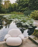 Pacha Outdoor Lounge Chair with armrest - Fully Upholstered, Swivel