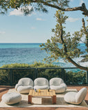 Pacha Outdoor Lounge Chair - Fully Upholstered, Swivel