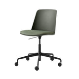 Rely Meeting Chair HW29 - 5-Star Base/Gas Lift/Castors - Seat Upholstered