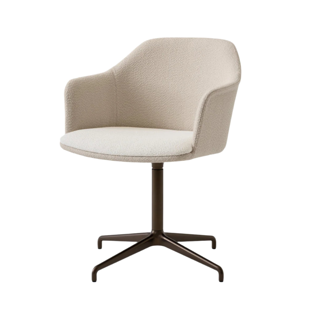 Rely Meeting Chair HW42 - 4-Star Swivel Base - Fully Upholstered with Seat Pad - Mixed Upholstery
