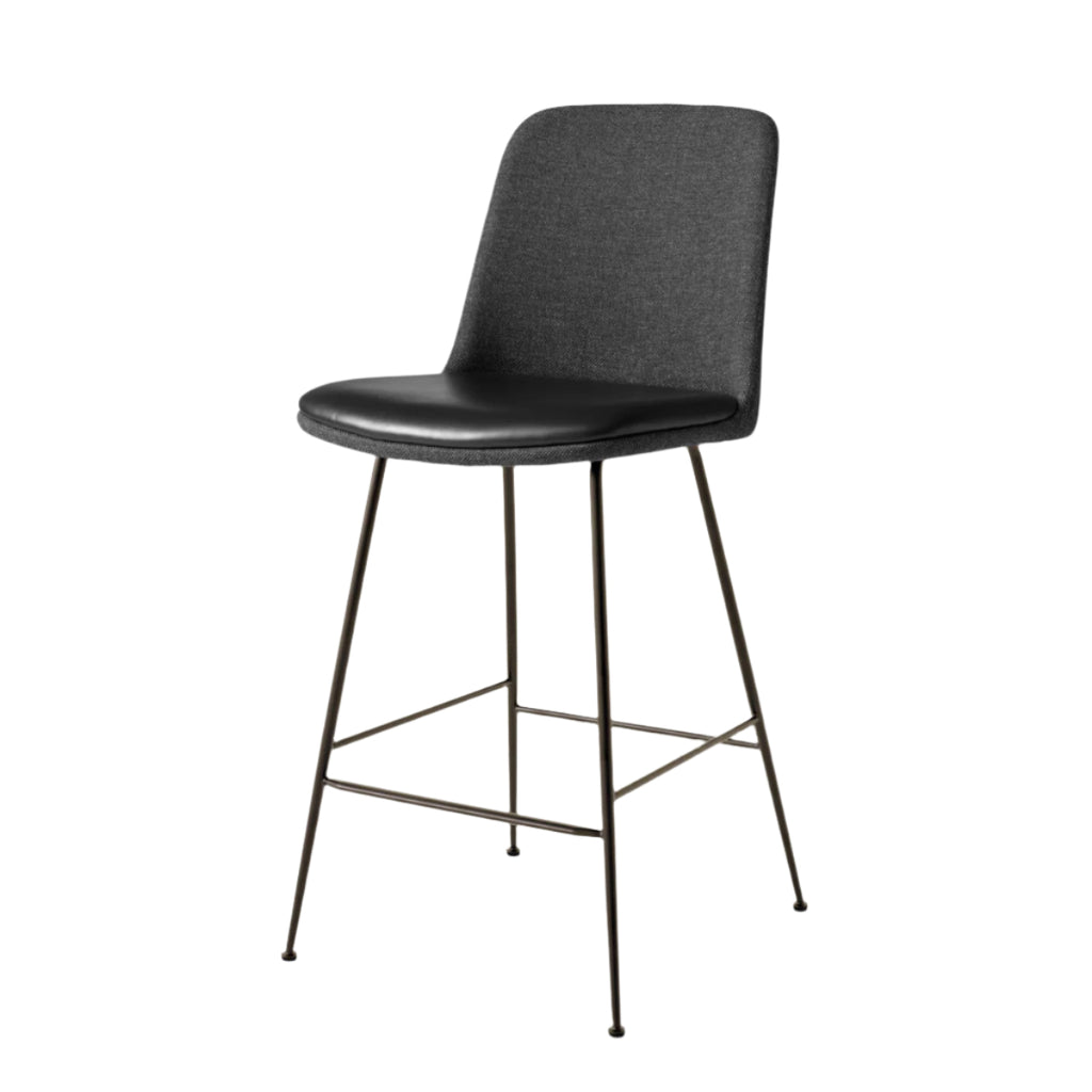 Rely Counter Stool HW95 - Fully Upholstered with Seat Pad - Mixed Upholstery