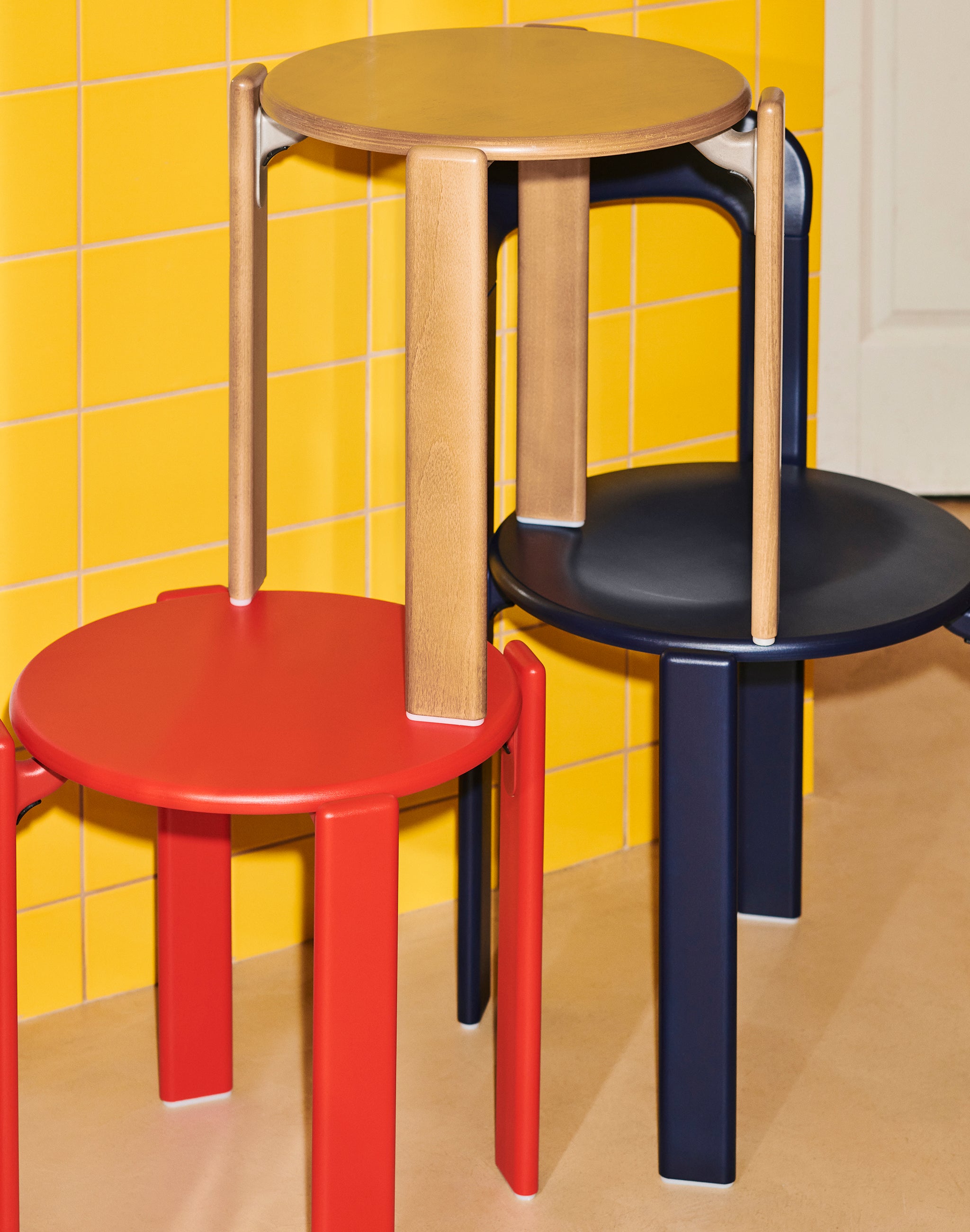 Rey Stool - Red