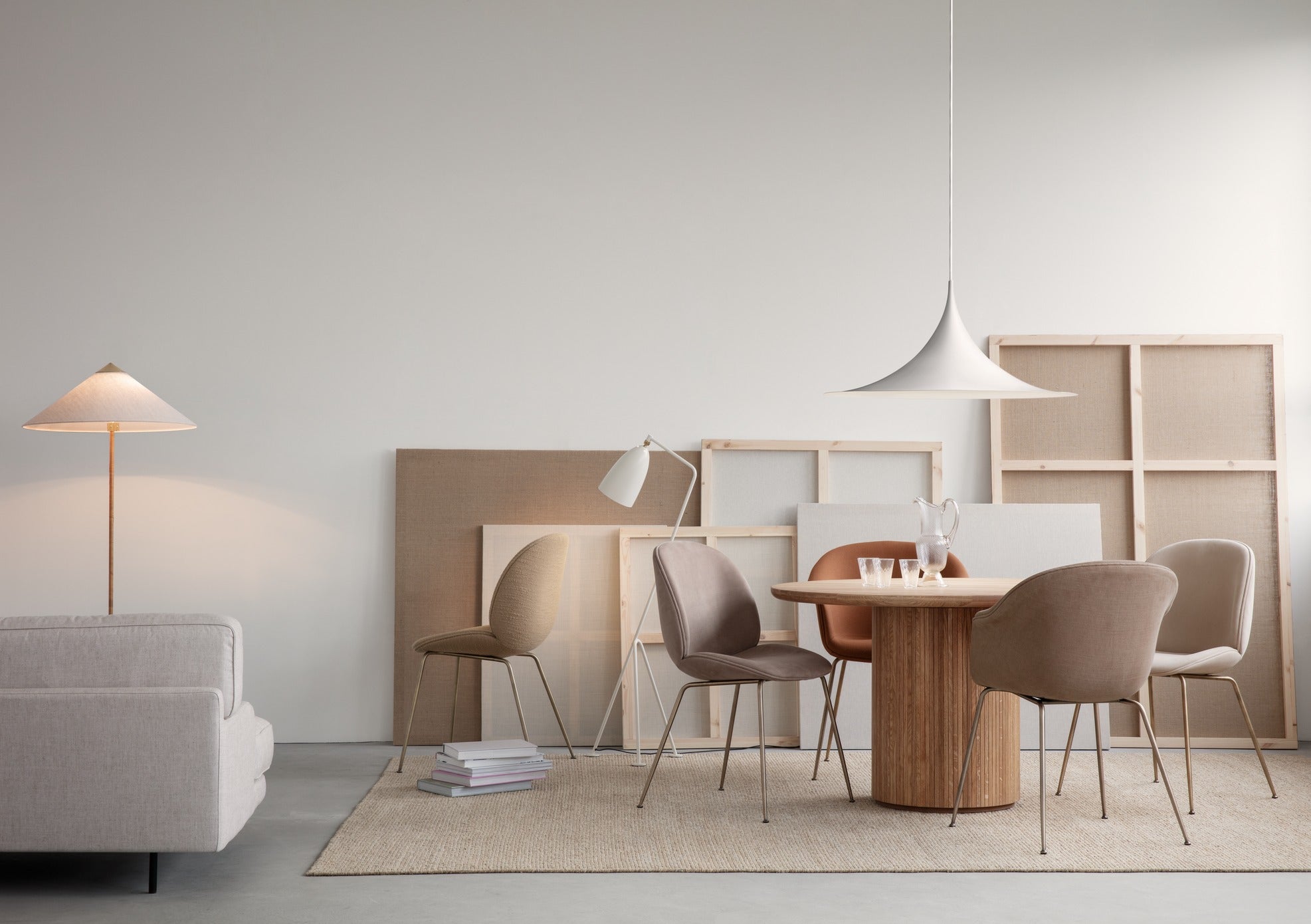 Masă De Dining Moon Rotundă - Solid Oak Oiled