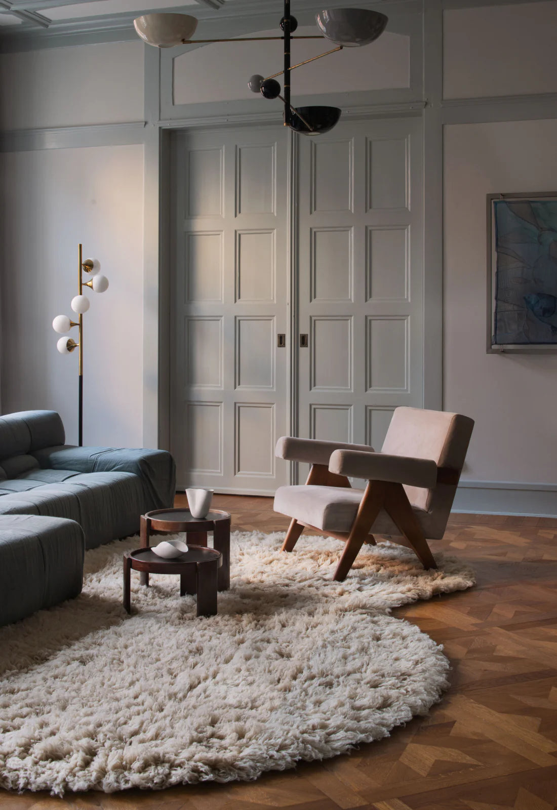 Residue Shaggy Wool Rug